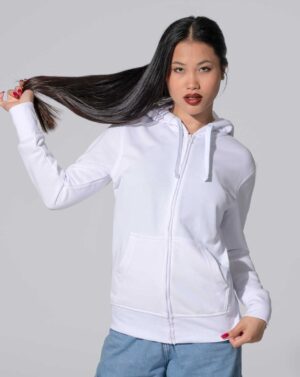 Lady Full Zip Hooded Sweatshirt