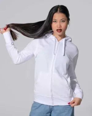 Lady Full Zip Hooded Sweatshirt