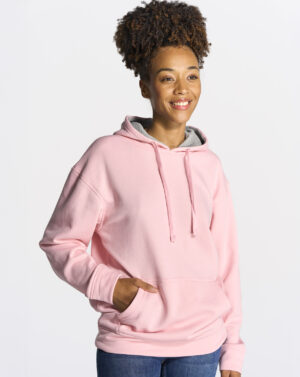 Unisex Ocean Hooded Contrast Kangaroo